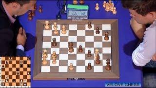 ATTACK THE KING WITH OPPOSITE-COLORED BISHOPS!! Veselin Topalov Vs Magnus Carlsen - Blitz Chess 2016
