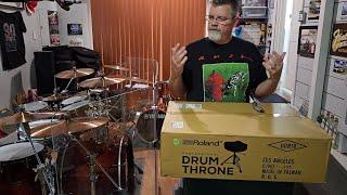 Roland Drum Throne! RDT-SH-U. First Impression & Review. Pt.1