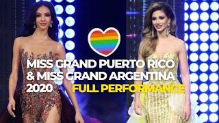 Fabiola Valentin & Mariana Varela, Miss Grand 2020 full performance