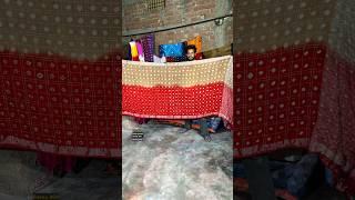 Chennai saree Market wholesale price |  Mini check silver zari border linen saree #chennai #short