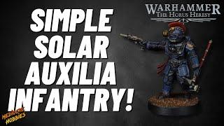 Paint the New Plastic Solar Auxilia Infantry for The Horus Heresy!