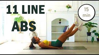 15 min Intense ABS - Upper & Lower Abs (11 Line Abs) | The Modern Fit Girl Abs