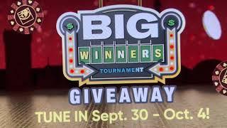 WHEEL OF FORTUNE ALL-NEW TOMOROW $94,900 BIG WINNERS TOURNAMENT GIVEAWAY FINALE—FRIDAY OCTOBER 4