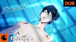 Free! - Iwatobi Swim Club Episode 1 English Dub | Reunion at the Starting Block!