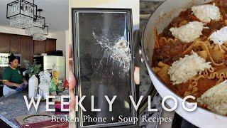 I Broke My Phone, Got Sick, & Made Two Comfort Soup Recipes + Grocery Haul | Life Lately