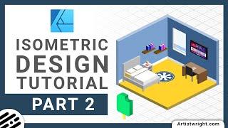 Affinity Designer Isometric Tutorial for Beginners - Part 2