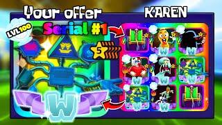 I Traded #1 SERIAL MAX Mega Hydra Karen For INSANE OFFERS.. (SpongeBob TD)