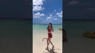 너무 예쁜 투몬비치 앞에서️ #이월