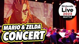 EPIC Zelda & Mario Orchestra @ Nintendo Live 2023 (Gusty Garden, BotW, Ocarina, & More!)