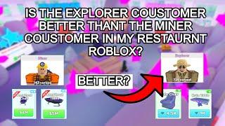 Is the Explorer Better than the Miner in My Restaurant Roblox?!!