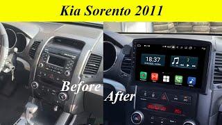 Installation : 10.1inch 2.5D screen fit on Kia Sorento 2011