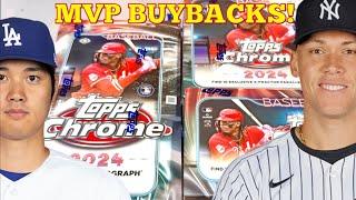 MVP BUYBACK HUNT!  WE GOT A BIG ONE!  2024 CHROME BASEBALL CARDS!