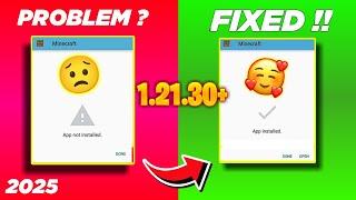 *3 WAYS* To Fix App Not Installed Problem Minecraft | Minecraft Not Installing Android |MCPE 1.21.31