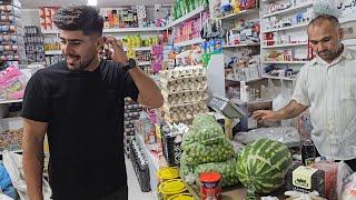  Discovering Rural Living: Saleh Buys Fresh Produce  & Plays Delightfully with Hamid !"