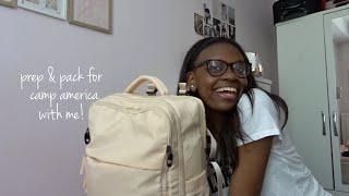 prep & pack for camp america with me!! | it's bekah