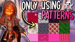 DRESS TO IMPRESS BUT I CAN ONLY USE PATTERNS | Roblox Dress To Impress