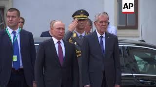 Putin arrives for Austria visit amid fraught Russia-EU ties