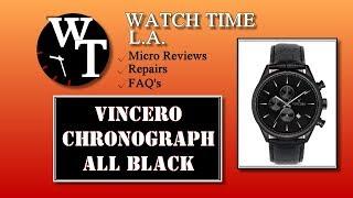 Vincero Watch - Chronograph - Review Model Bla-Bla-S11 & Add a Butterfly Clasp To Any Watch Band.