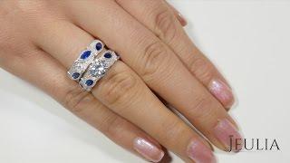 Jeulia Engagement Ring Set Show - Jeulia Jewelry