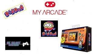 My Arcade - DigDug Pocket Player Unboxing & Play On