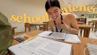 back to school vlog ‍ a week in admu, how I take notes & study