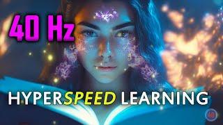 (HYPERSPEED) Learning - 40 Hz Binaural Beats For FOCUS, Concentration and Retention