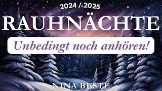 Was Du Noch Wissen Musst ⭐️  Bevor Die Rauhnächte Beginnen | 2024 / 2025