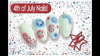 June Nail Swag! Making white gel melt blooming gel, 4th festive!