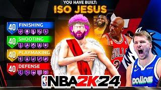 GAME BREAKING NEW “ISO JESUS” BUILD WILL RUIN NBA 2K24! BEST BUILD IN 2K24!