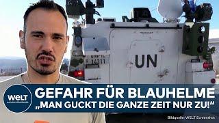 LIBANON: Blauhelme zwischen Fronten! Heftiger Streit zwischen Israel und UN über Soldaten an Grenze