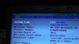 HP 630 Laptop: How to Enter BIOS Setup Utility