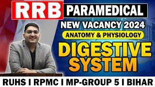 RRB Paramedical vacancy 2024Anatomy - DIGESTIVE SYSTEM (हिंदी में )New Paramedical Vacancy