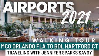 Orlando MCO airport walk around video tour 2021 Hyatt Regency Hotel