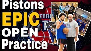 Is This the MOST EPIC Detroit Pistons Open Practice EVER?