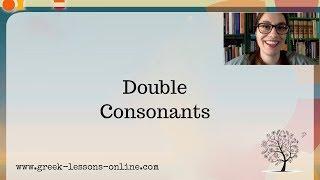 Greek Online Lessons | A1 | Phonology - Double Consonants