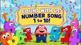 "Learn Numbers 1 to 10: Fun Counting Song for Kids l zipps stories playful kids song #kidssongs