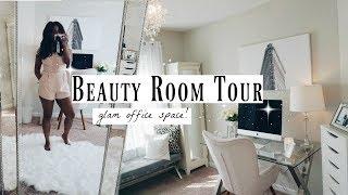 Glam Room Tour | Makeup & Office Inspo | My Style in 5