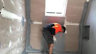 How To Waterproof Your Bathroom/ beginners guide/waterproofing for beginners/waterproof like pro