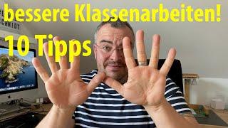 10 Tipps - So lernst du für die nächste Klassenarbeit! | Lehrerschmidt