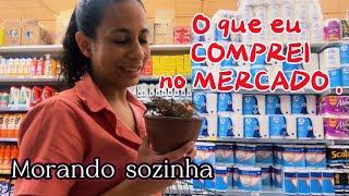 FUI AO MERCADO COMPRAR UMAS COISINHAS MORANDO SOZINHA