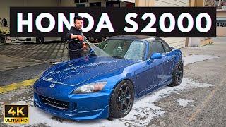 Honda S2000 Foam Wash in 4K - Exterior Auto Detailing (Relaxing ASMR)