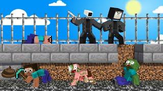 Minecraft Mobs : PRISON ESCAPE SKIBIDI TOILET MULTIVERSE MODE - Minecraft Animation