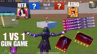 BEST FUNNYWOW GAMEPLAY WITH ATRO AND RITA1VS1 GUN GAME DEATH MATCHSAMSUNG,A7,A8,J4J5,36,J7