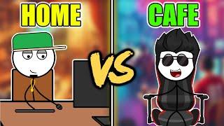 Home Gamers VS Gaming Cafe Gamers (Who will Win!)