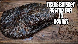 Texas Brisket Best Kept Secret - Brisket Rested For 10 Hours