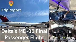 Onboard Delta's Final MD-88 Passenger Flight