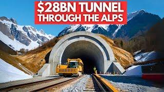 France Is Building A $28 BILLION Tunnel To Italy Through The Alps