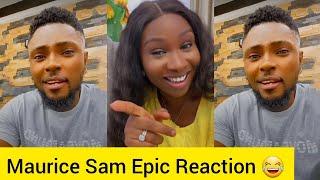 Maurice Sam has reacted to the speculations of vacation with another woman.. #mauricesam #soniauche