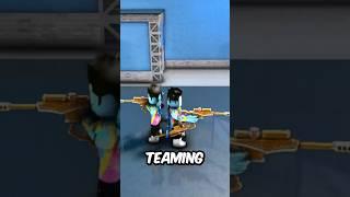 TEAMING SHERIFF in MM2 Roblox #roblox #mm2 #murdermystery2