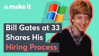 Bill Gates in 1989 On His Hiring Process, Microsoft's Seattle Area Office